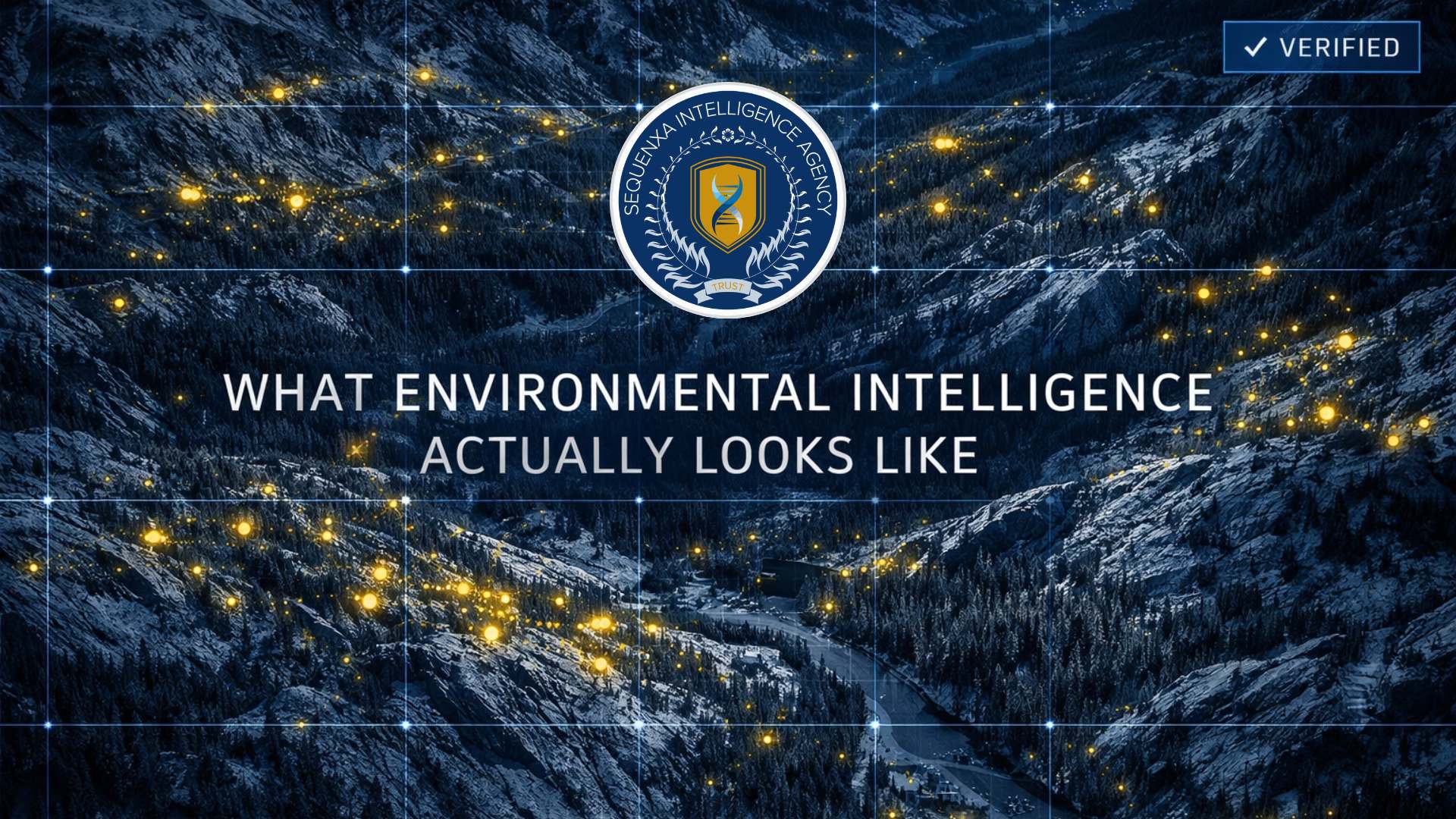 What environmental intelligence actually looks like