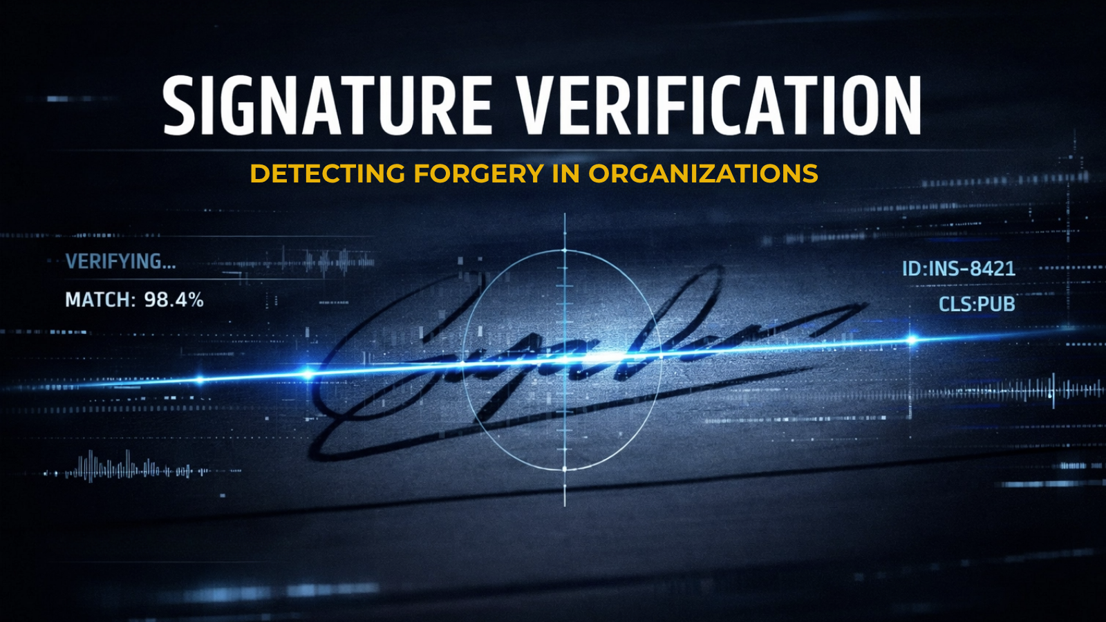 Signature Verification: Detecting Forgery in Organizations