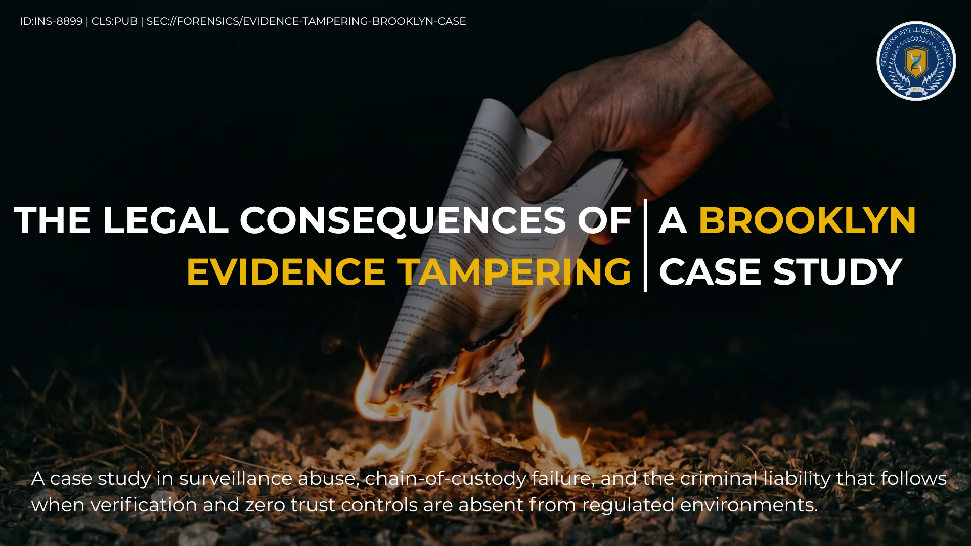 The Legal Consequences of Evidence Tampering: A Brooklyn Case Study